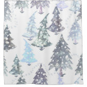 Rideaux De Douche Christmas tree pattern (Devant)