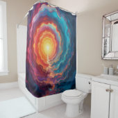 Rideaux De Douche Chromatic Singularity - (En situation)