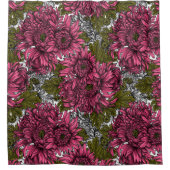 Rideaux De Douche Chrysanthème rose (Devant)