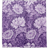 Rideaux De Douche Chrysanthemum Purple, William Morris (Devant)