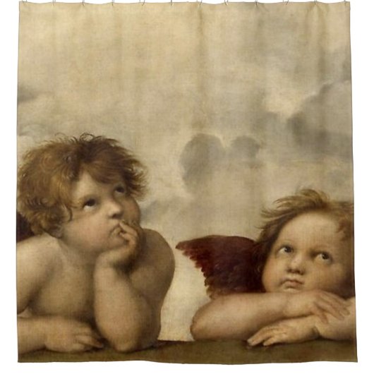 Rideaux De Douche Chubs Raphael Santi Sistine Madonna Sweet (Devant)