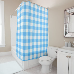 Rideaux De Douche Ciel à carreaux d'été Slow-Living
