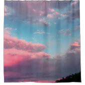 Rideaux De Douche Ciel de couleur pastel (Devant)
