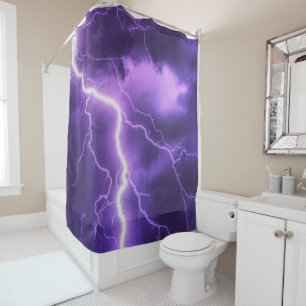 Rideaux De Douche ciel magnifique, tonnerre