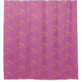 Rideaux De Douche Cils en Or Rose (Devant)