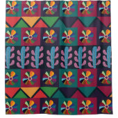 Rideaux De Douche Cinco De Mayo Motif mexicain d'art (Devant)
