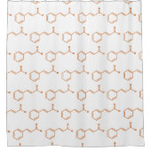 Rideaux De Douche Cinnamon Cinnamaldéhyde Formule chimique moléculai (Devant)