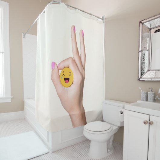 Rideaux De Douche Circle Game Ok Vous A Obtenu (En situation)