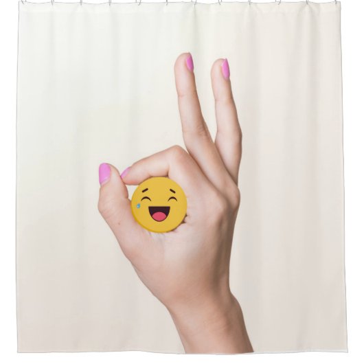 Rideaux De Douche Circle Game Ok Vous A Obtenu (Devant)