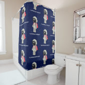 RIDEAUX DE DOUCHE CITATION D'ASTRONAUTE (En situation)