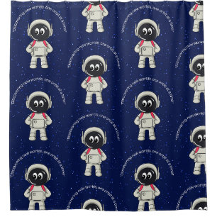 RIDEAUX DE DOUCHE CITATION D'ASTRONAUTE