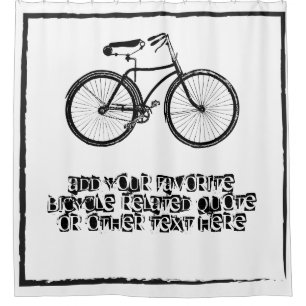 Rideaux De Douche Citation de motivation faite sur commande grunge