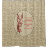 Rideaux De Douche Citation Inspirationnelle Juste Pour Aujourd'Hui (Devant)