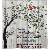 Rideaux De Douche Citations Drôle Au Mari | Présent Pour Le Mari | (Devant)