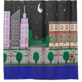 Rideaux De Douche Cité de Nuit (Devant)