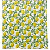 Rideaux De Douche Citron Luxuriant Blanc (Devant)