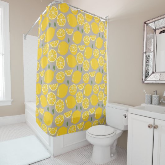 Rideaux De Douche Citrons (En situation)