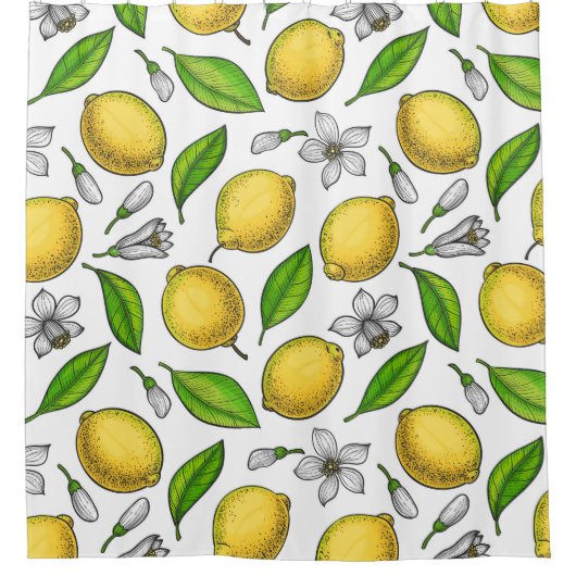 Rideaux De Douche Citrons (Devant)