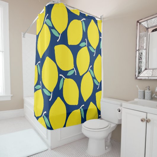 Rideaux De Douche Citrons doux (En situation)