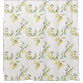 Rideaux De Douche Citrons Jaunes Fruit   (Devant)