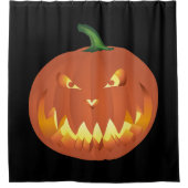 Rideaux De Douche Citrouille pour Halloween... (Devant)