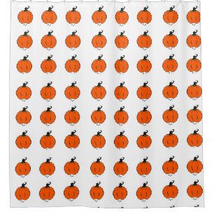 Rideaux De Douche Citrouilles de récolte d'automne
