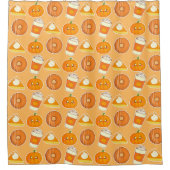 Rideaux De Douche Citrouilles de saison automnale (Devant)