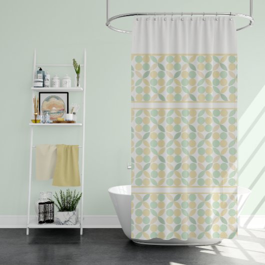 Rideaux De Douche Citrus citron/citron vert rétro