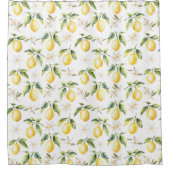 Rideaux De Douche Citrus Citron Fruit Floral Motif botanique (Devant)