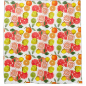 Rideaux De Douche Citrus coloré (Devant)