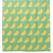 Rideaux De Douche Citrus Lemon Slice Wedge Art (Devant)
