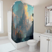 Rideaux De Douche City Of Echoes -  (En situation)