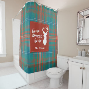 Rideaux De Douche Clan de Noël Russe Plaid Wilson Tartan