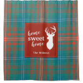 Rideaux De Douche Clan de Noël Russe Plaid Wilson Tartan (Devant)
