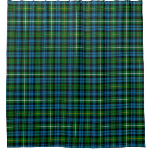 Rideaux De Douche Clan Écossais Campbell D'Argyll Tartan Plaid