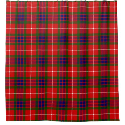 Rideaux De Douche Clan écossais Fraser de Lovat Tartan Plaid (Devant)