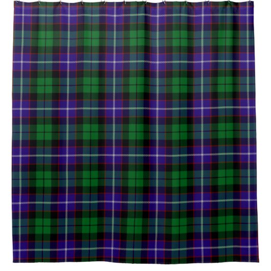 Rideaux De Douche Clan écossais Mitchell Tartan Plaid (Devant)