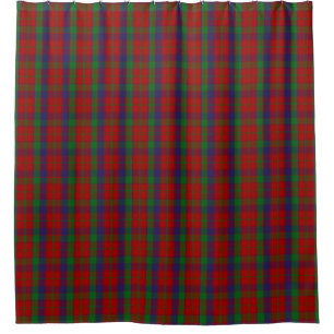 Rideaux De Douche Clan écossais Robertson Tartan Plaid