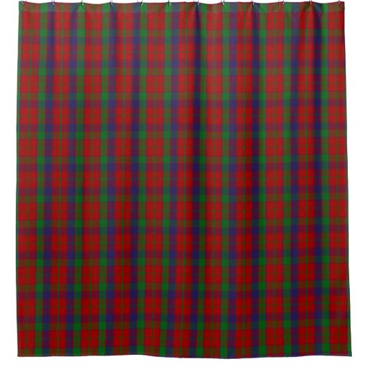 Rideaux De Douche Clan écossais Robertson Tartan Plaid (Devant)