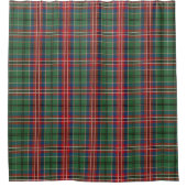 Rideaux De Douche Clan MacCulloch Plaid Red Blue Green Tartan (Devant)