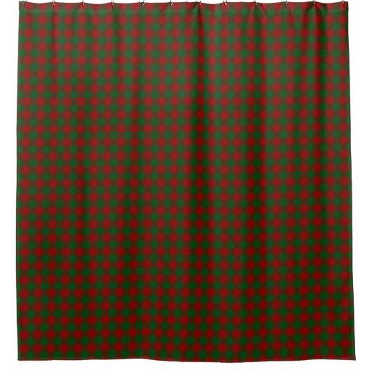Rideaux De Douche Clan Moncreiffe Moncrief Rouge et Vert Tartan (Devant)