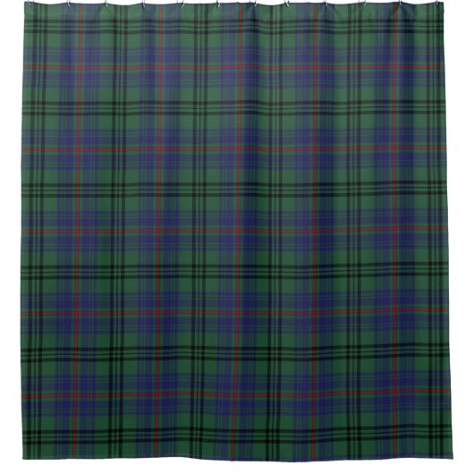 Rideaux De Douche Clan Walker Tartan Plaid (Devant)