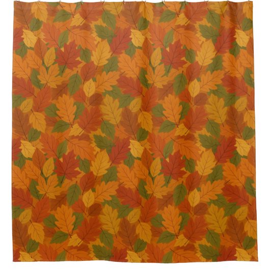 Rideaux De Douche Classic Autumn/fall leaves patterned  (Devant)