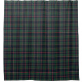 Rideaux De Douche Classic Dark Blue Red Green Plaid Pattern (Devant)