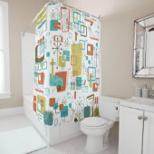 Rideaux De Douche Classic Retro (En situation)