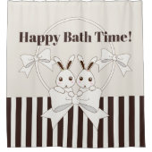 Rideaux De Douche Classique Moderne Bande Dessinée Mignonne Bonnet T (Devant)