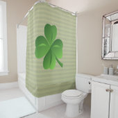 Rideaux De Douche Classique tendance irlandais Lucky Shamrock (En situation)