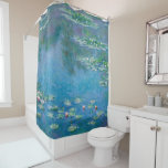 Rideaux De Douche Claude Monet<br><div class="desc">Nymphéas - Claude Monet,  Huile sur toile,  1906</div>