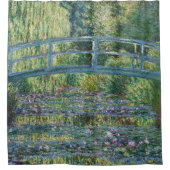 Rideaux De Douche Claude Monet - Eau Lily étang, Harmonie verte (Devant)