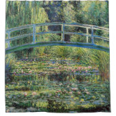 Rideaux De Douche Claude Monet - Etang Lily et Pont Japonais (Devant)